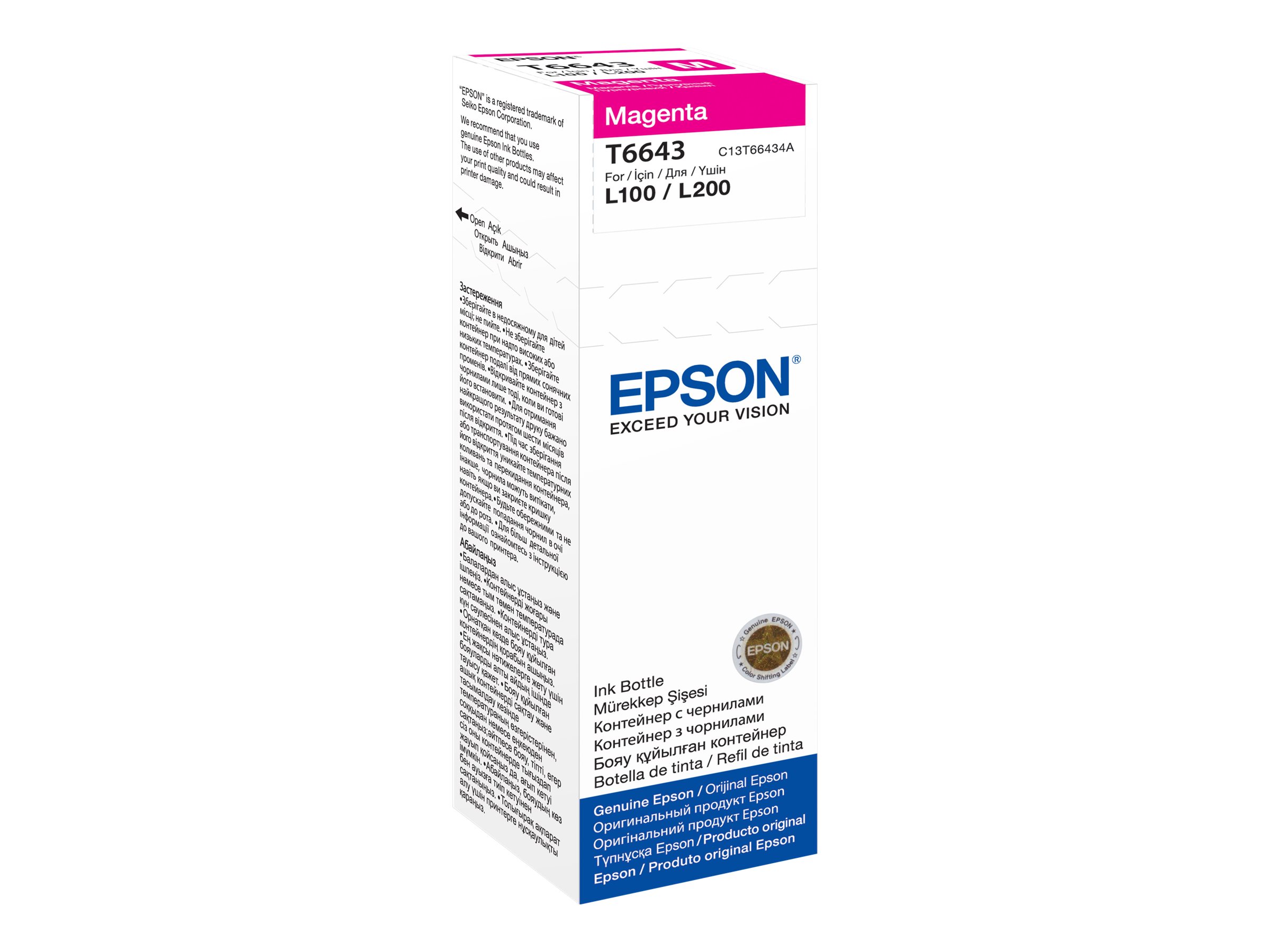 ECOTANK Ink Bottle T6643 M