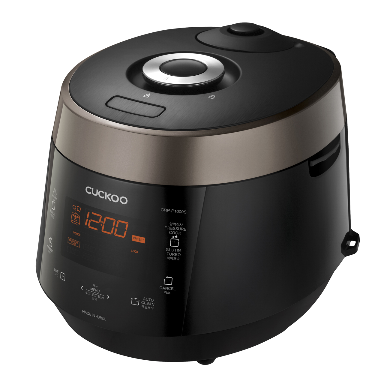 Reiskocher CRP-P1009S - Schwarz - Braun - 1,8 l - LCD - Tasten - 1150 W