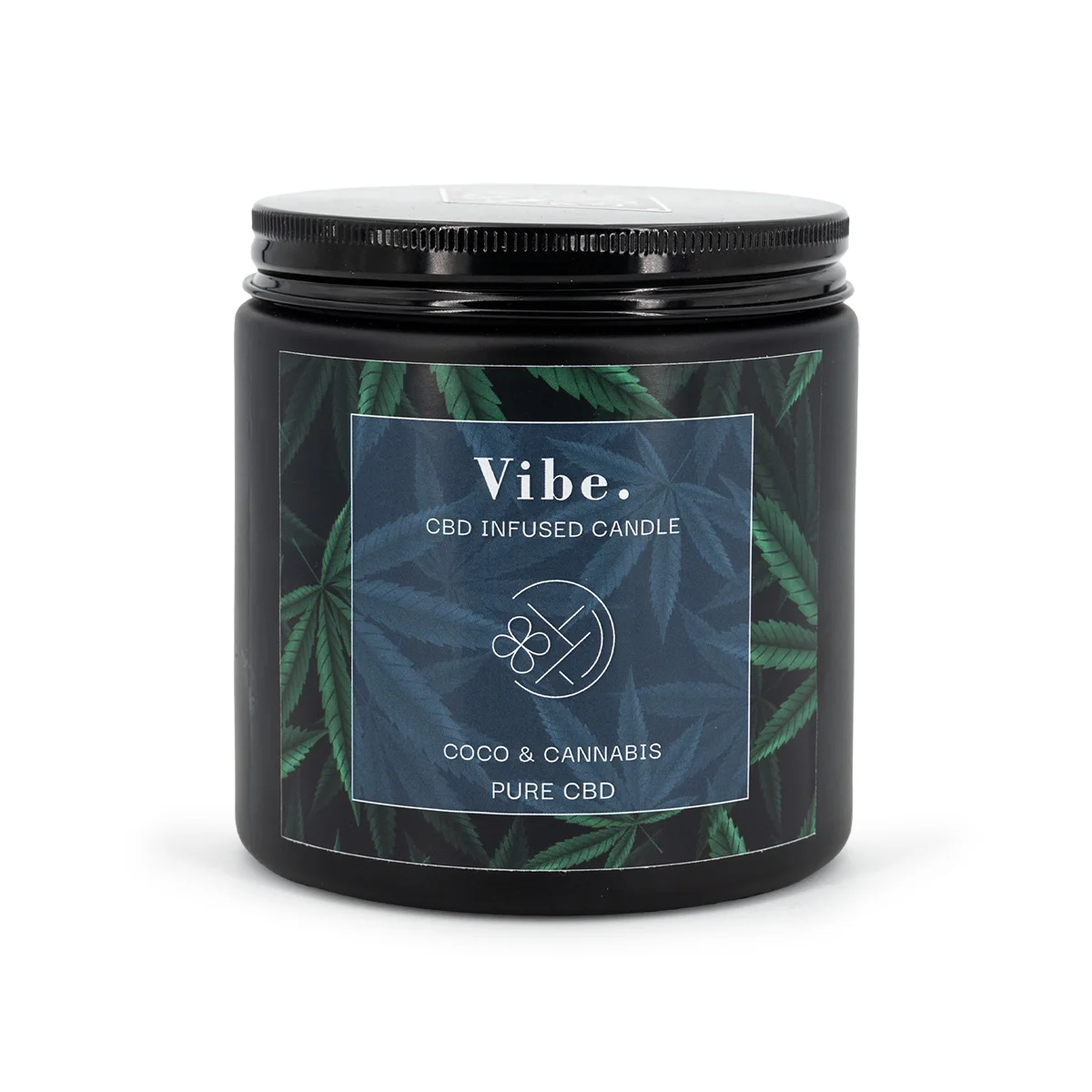 Duftkerze CBD Vibe Coco & Cannabis 350g