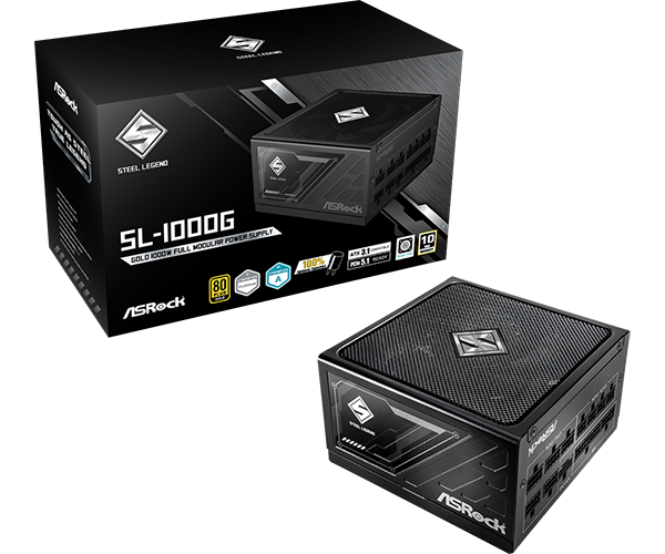 Steel Legend SL-1000G – 1000 W Netzteil, 80+ Gold, Voll-Modular