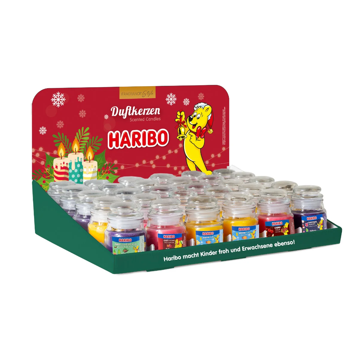 Haribo Thekendisplay 85g 6x5 verschiedene Winterdüfte