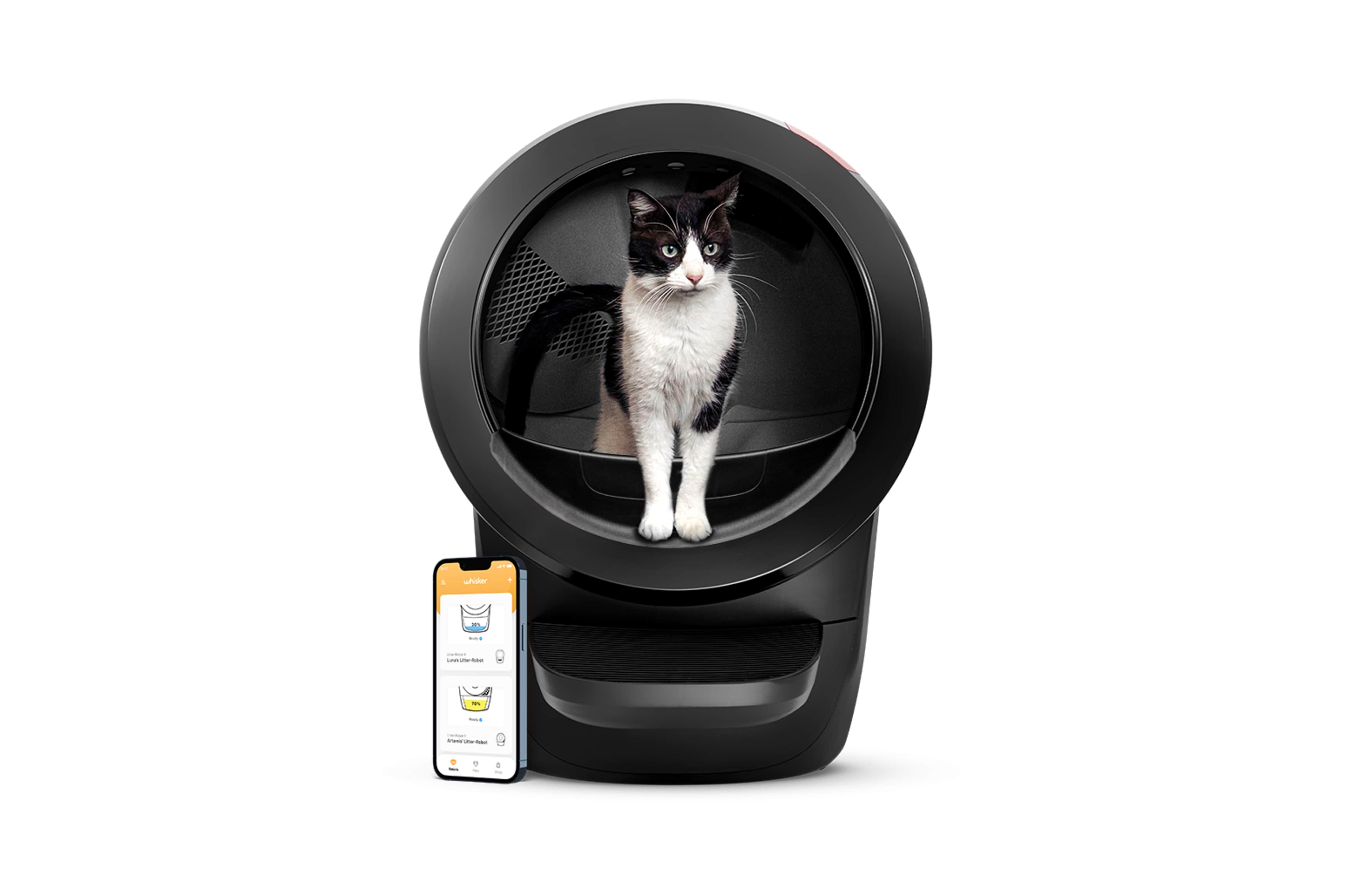 Litter-Robot 4 Selbstreinigende Katzentoilette Schwarz