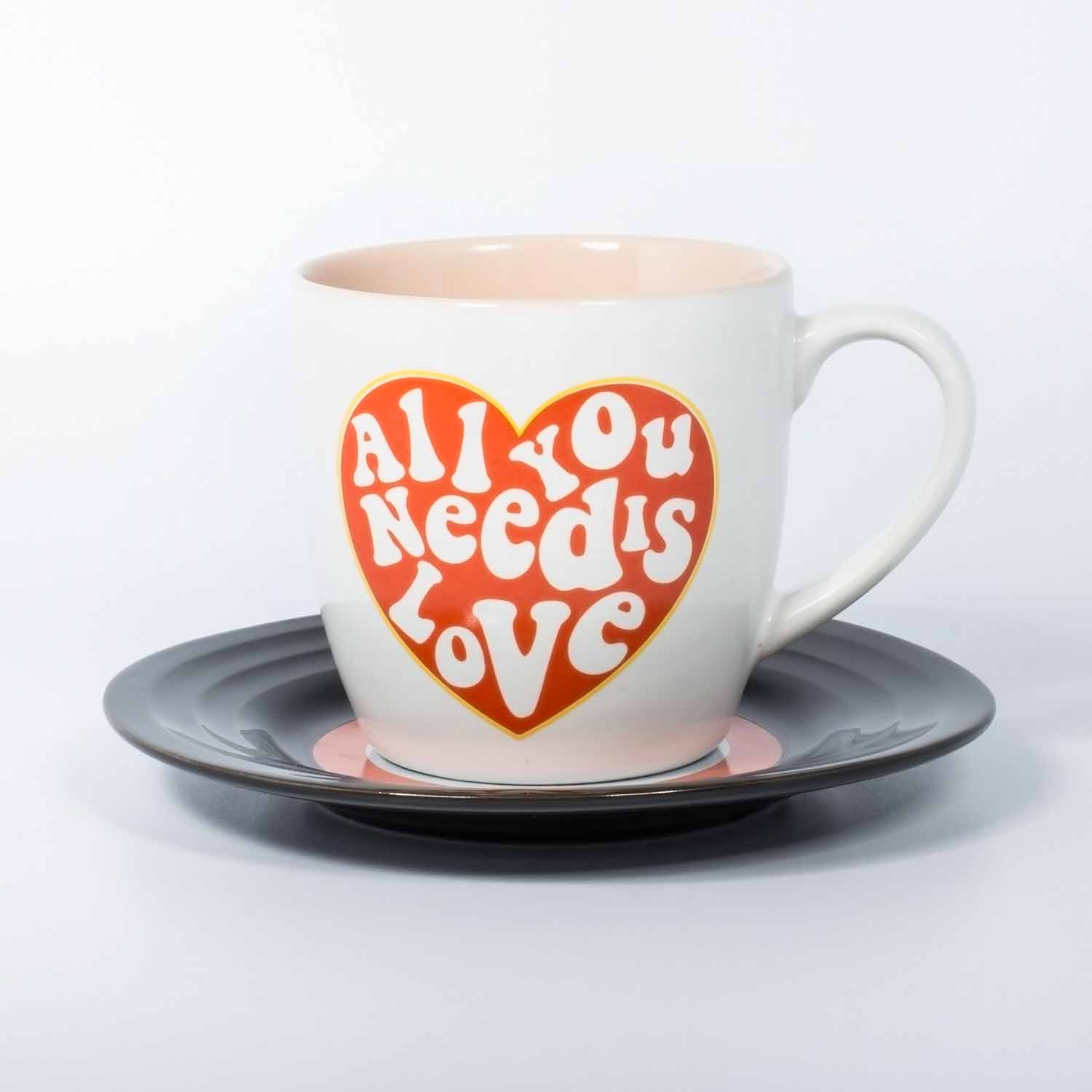 Keramik-Tasse  „All you need is love“ | 270ml