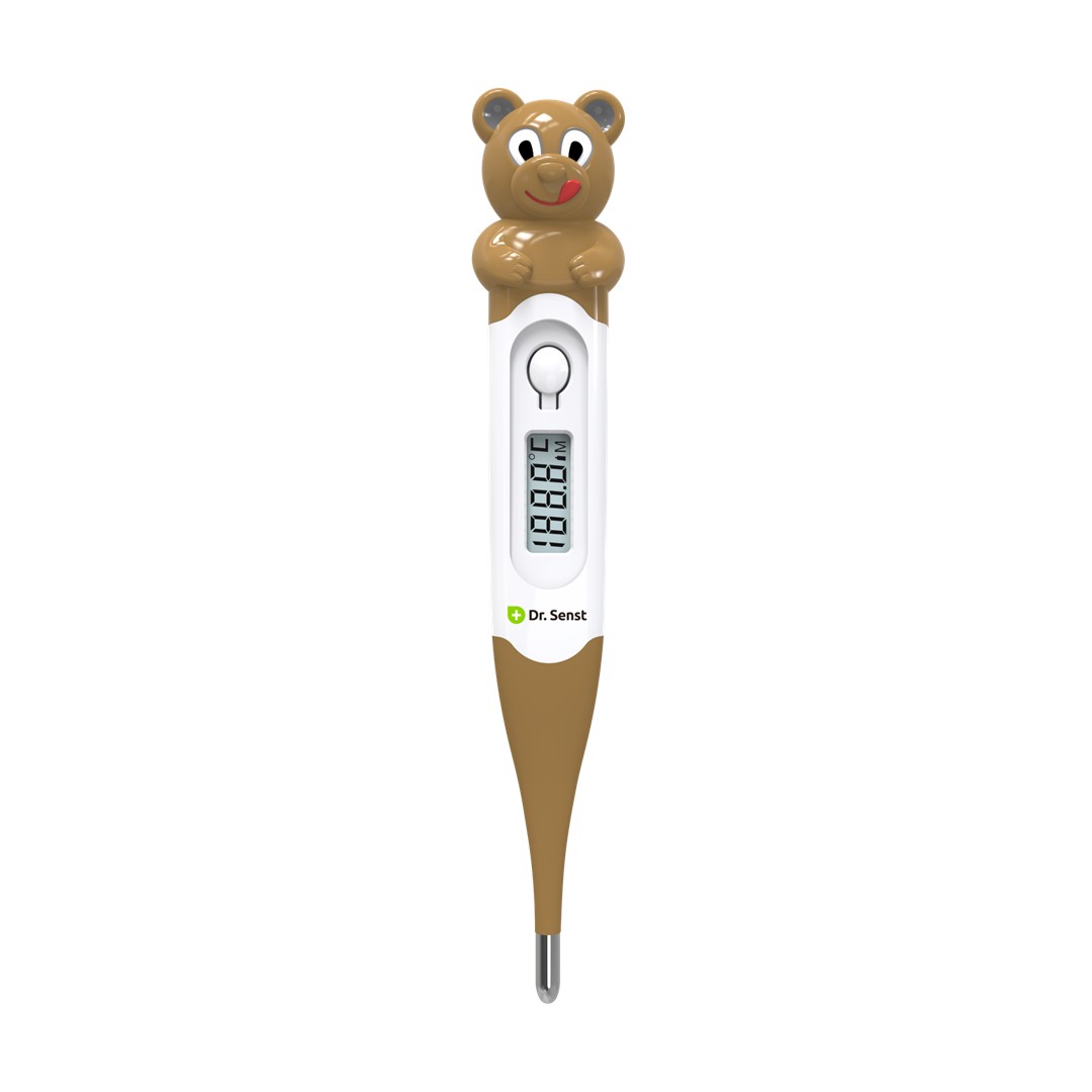 Dr. Senst Digitales Fieberthermometer Bär – für Babys und Kinder