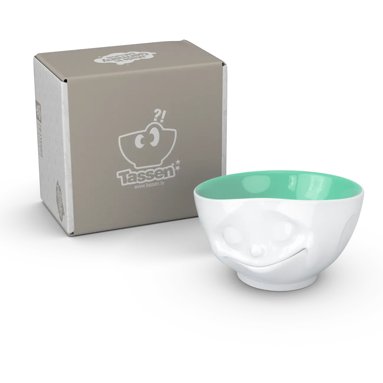 FIFTYEIGHT Schale 500ml - Glücklich innen Jade