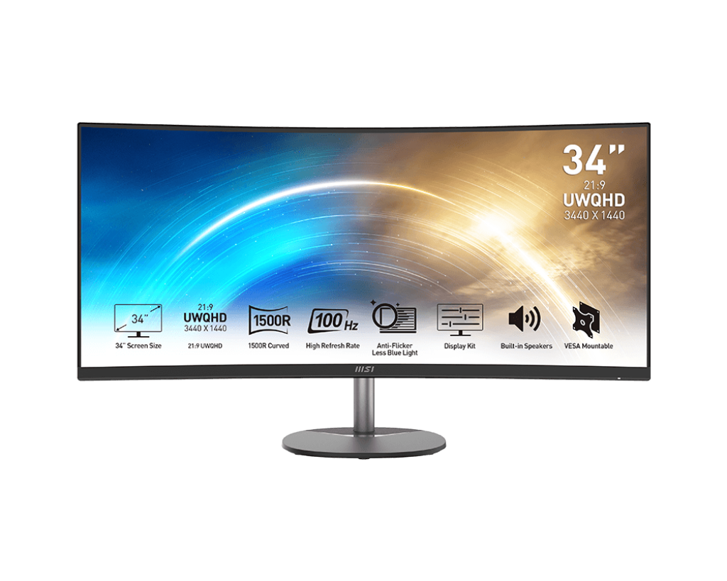 86.36cm(34") Curved VA UWQHD PRO MP341CQDE HDR/HDMI/4ms