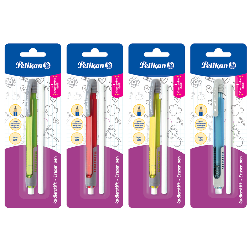 Radierstift+Refill RS/B sort.