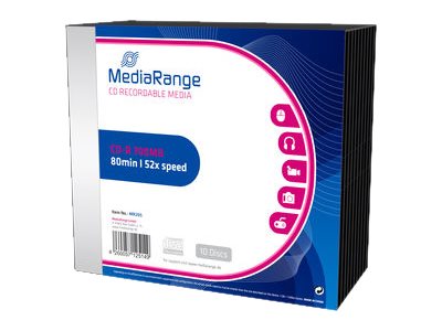 10 x CD-R - 700 MB (80 Min) 52x