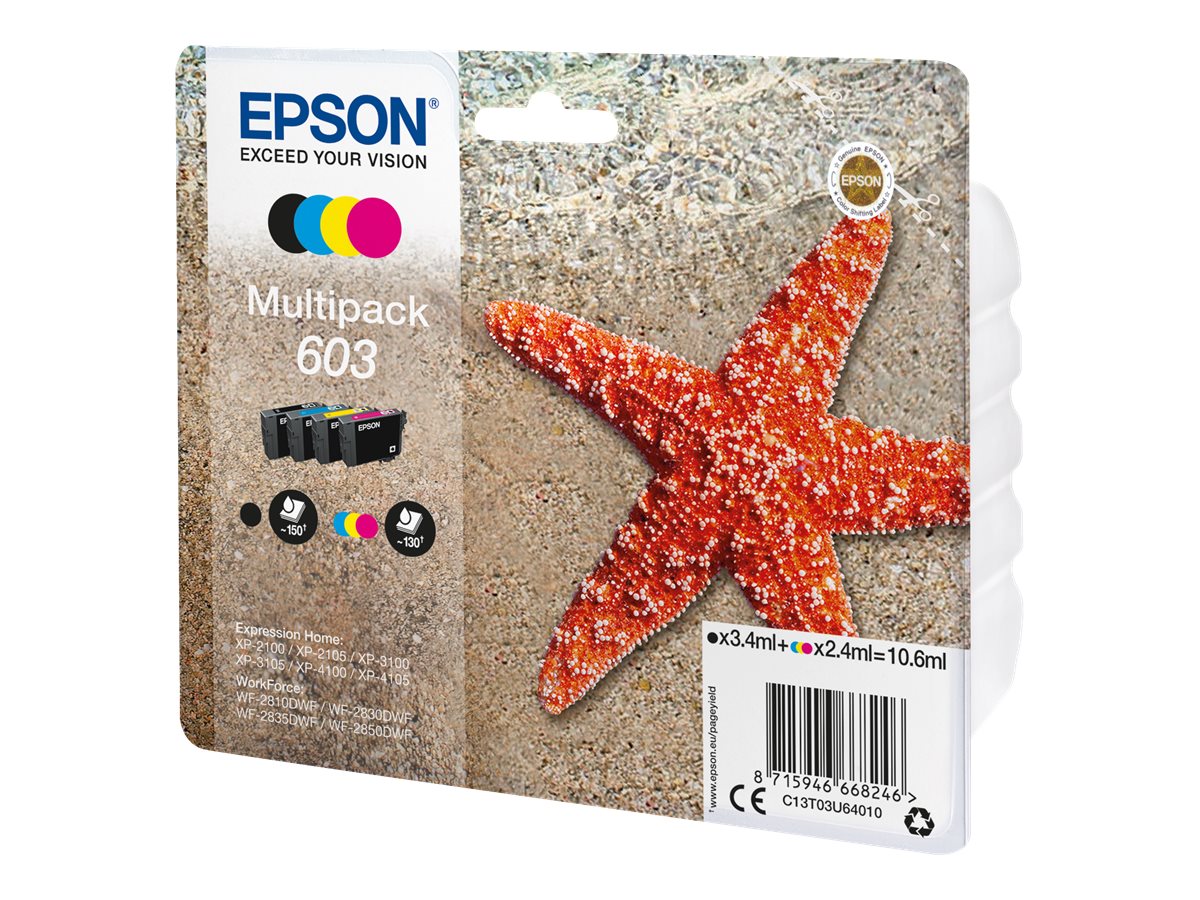603 Multipack - 4er-Pack - Schwarz, Gelb, Cyan, Magenta