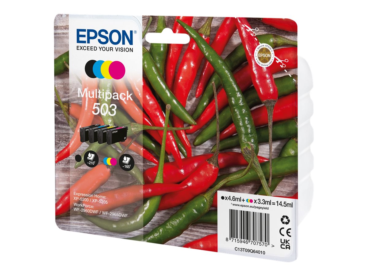 Patrone Epson 503 4er-Pack black + color               T09Q6