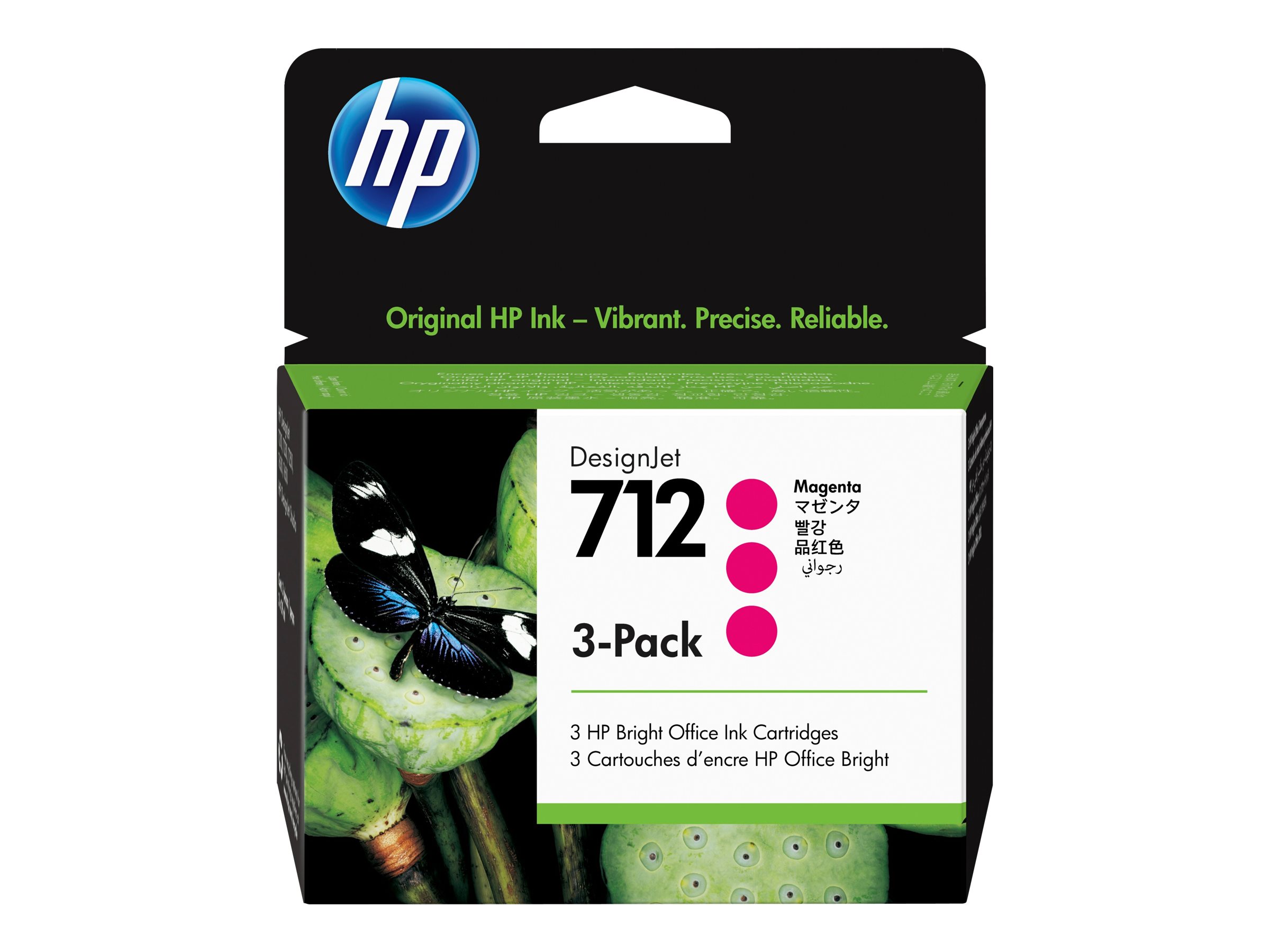 712 - 3er-Pack - 29 ml - Magenta - Original