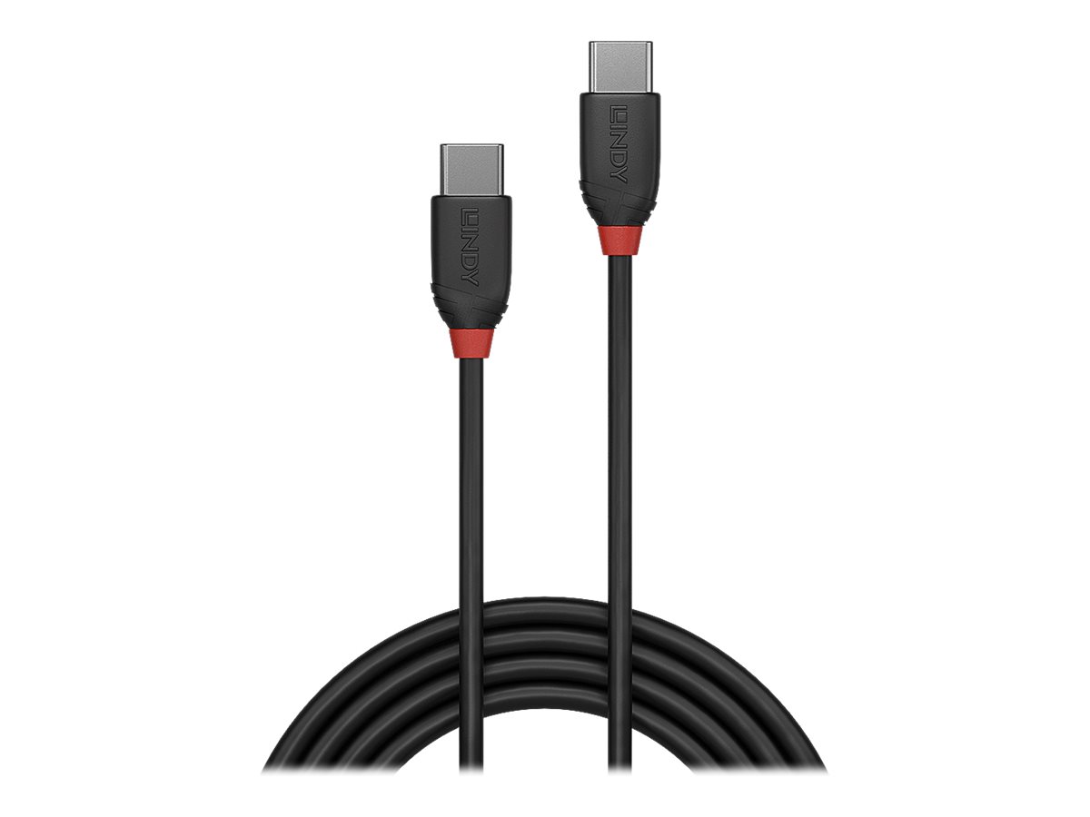 1.5m USB 3.2 Typ C Kabel, 20GBit/s, Black Line