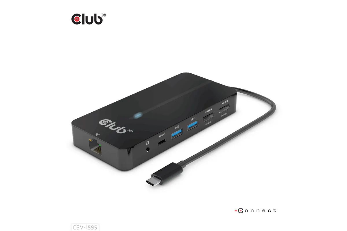 USB-C 7-in-1 Dockingstation | 2x HDMI | LAN | Audio | PD 100 W