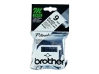 Schriftbandkassette Brother 9mm weiß/schwarz MK221BZ