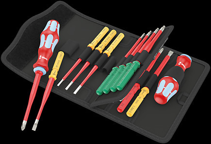 Kraftform Kompakt VDE Stainless 17 extra slim 1 Tool Finder, 17‑teilig