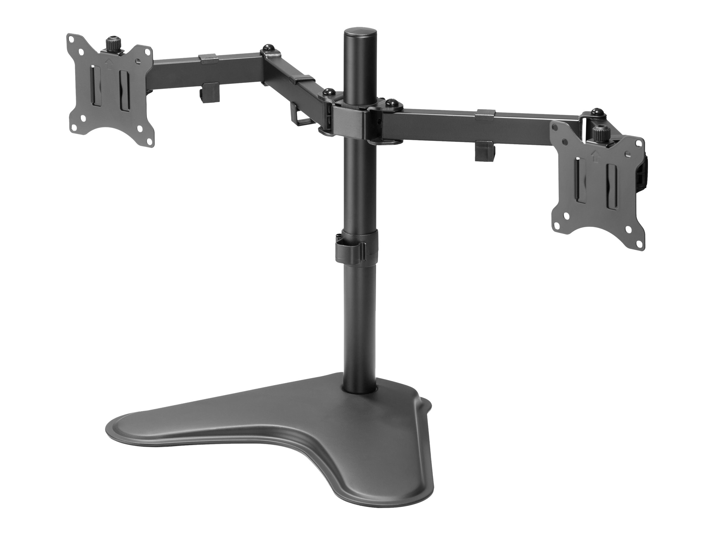 Pro Economy - Aufstellung für 2 LCD-Displays - Schwarz - Bildschirmgröße: 43.2-81.3 cm (17"-32")