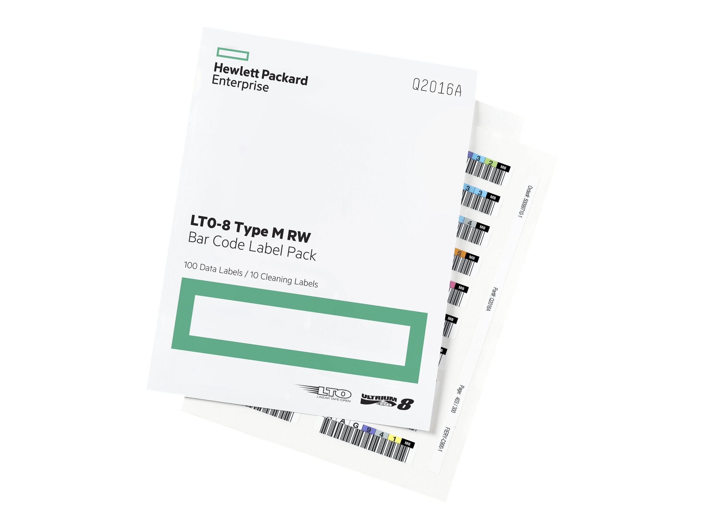 HPE LTO-8 Ultrium RW Bar Code Label Pack - Strichcodeetiketten