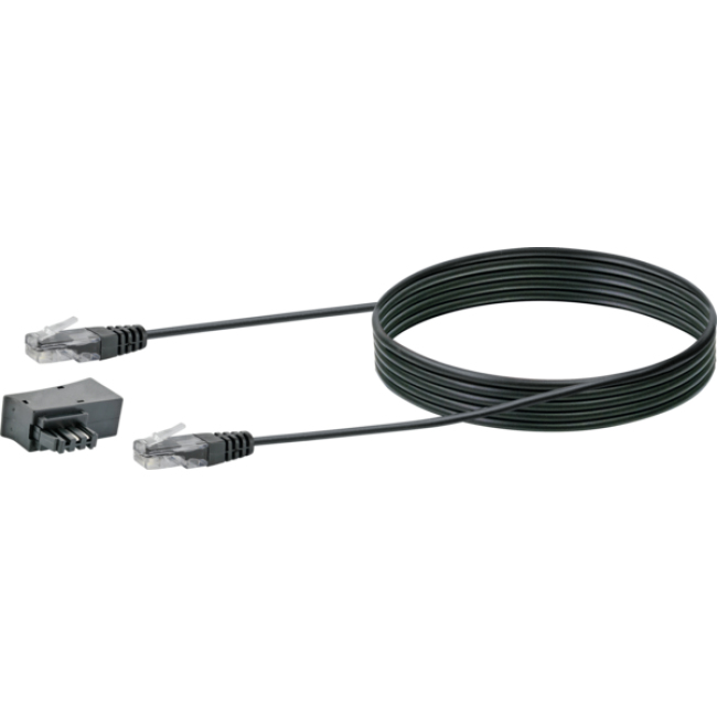SteckerAdapter | TAE-F/RJ45 3m schwarz