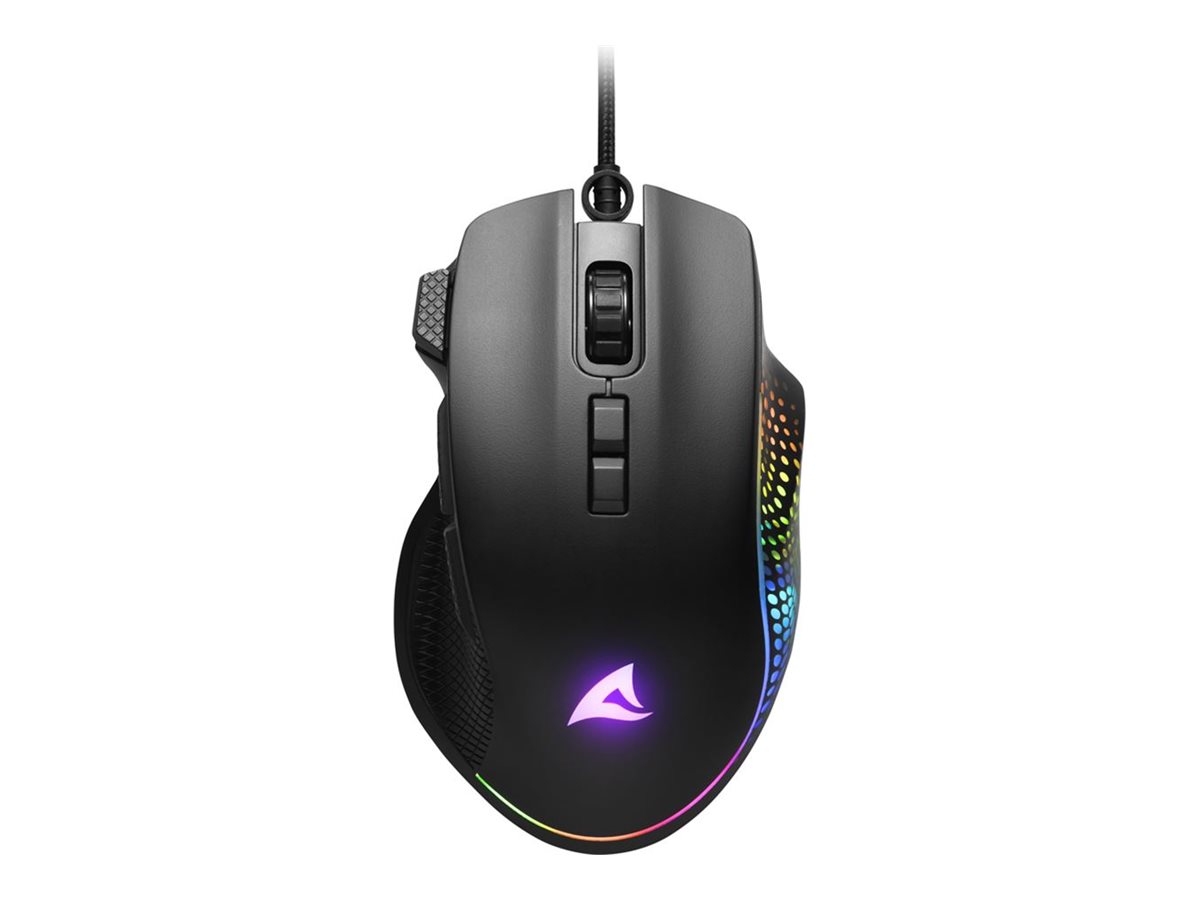 Maus Shark Force 3  Optisch 8 Tasten 12.800DPI schwarz