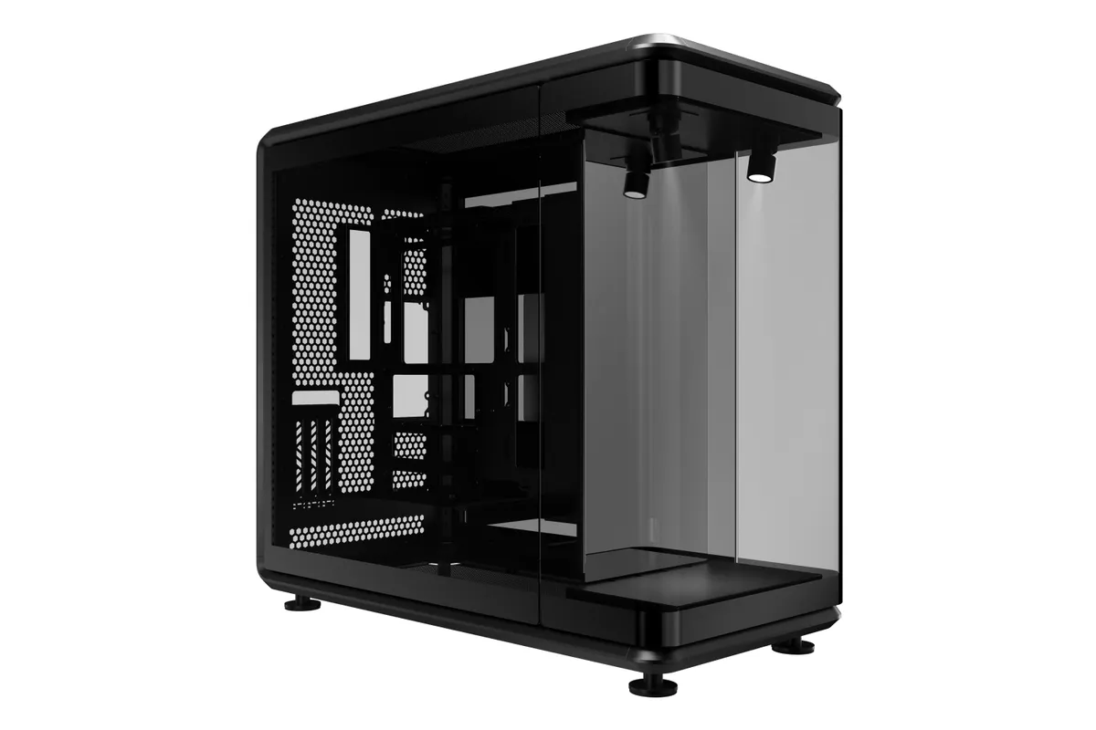 MasterFrame 360 Panorama | ATX Showcase-Gehäuse | Panorama-Glas | PCIe 5.0 Riser | USB-C 20 Gbit/s
