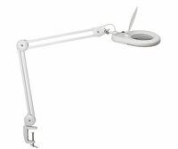 LED Lupenleuchte Viso mit Klemmfuß weiß