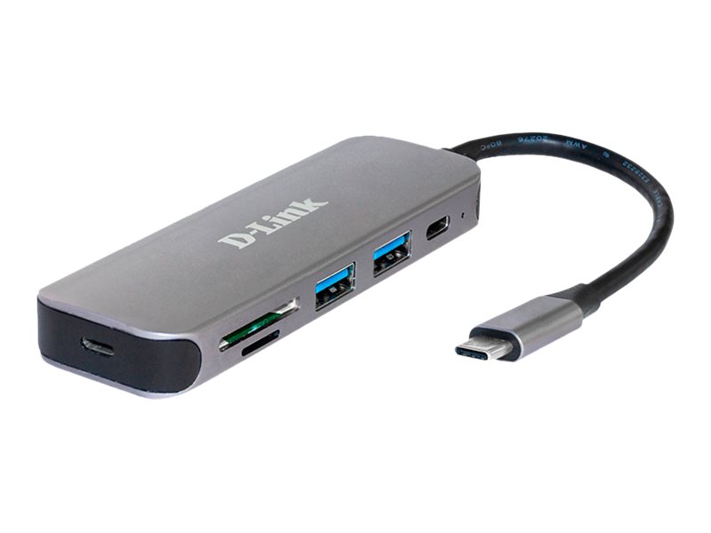 DUB-2325  6-in-1 USB-C Hub mit HDMI/USB-PD/SD-Reader