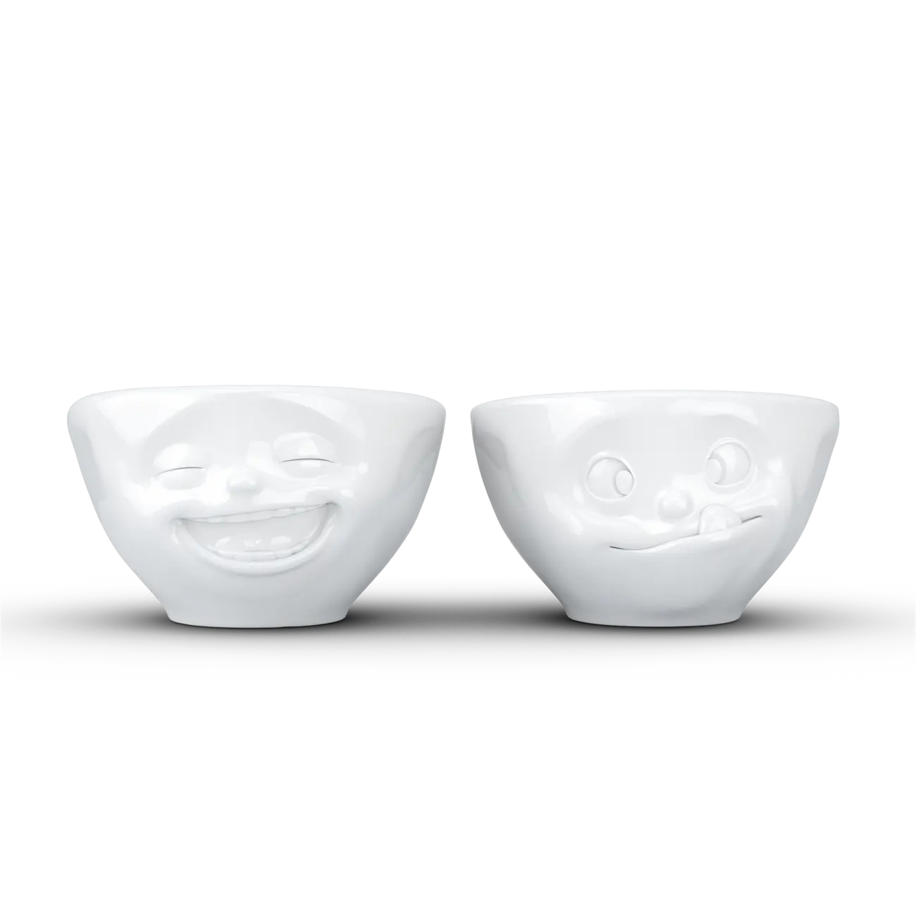 FIFTYEIGHT Schälchen-Set Nr. 3 100 ml Lachend & Lecker Weiß