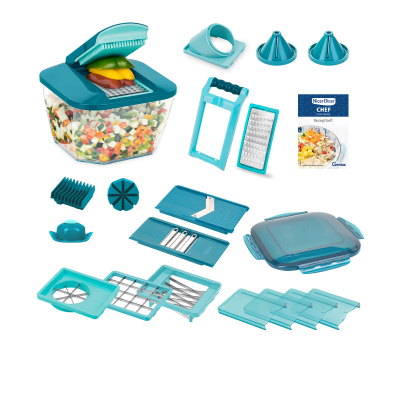 Nicer Dicer Chef Professional Set 23-tlg. dark petrol Nicer Dicer Chef Professional Set 23-tlg. dark petrol