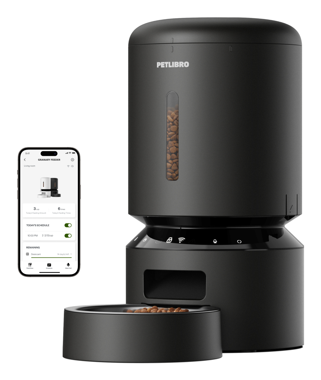 Granary WiFi Futterautomat 5 L Schwarz