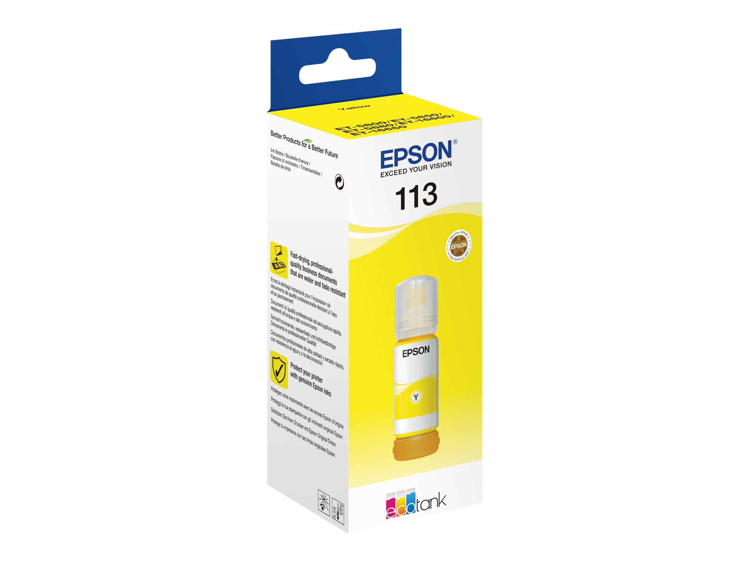 EcoTank 113 - 70 ml - Gelb - original - Nachfülltinte