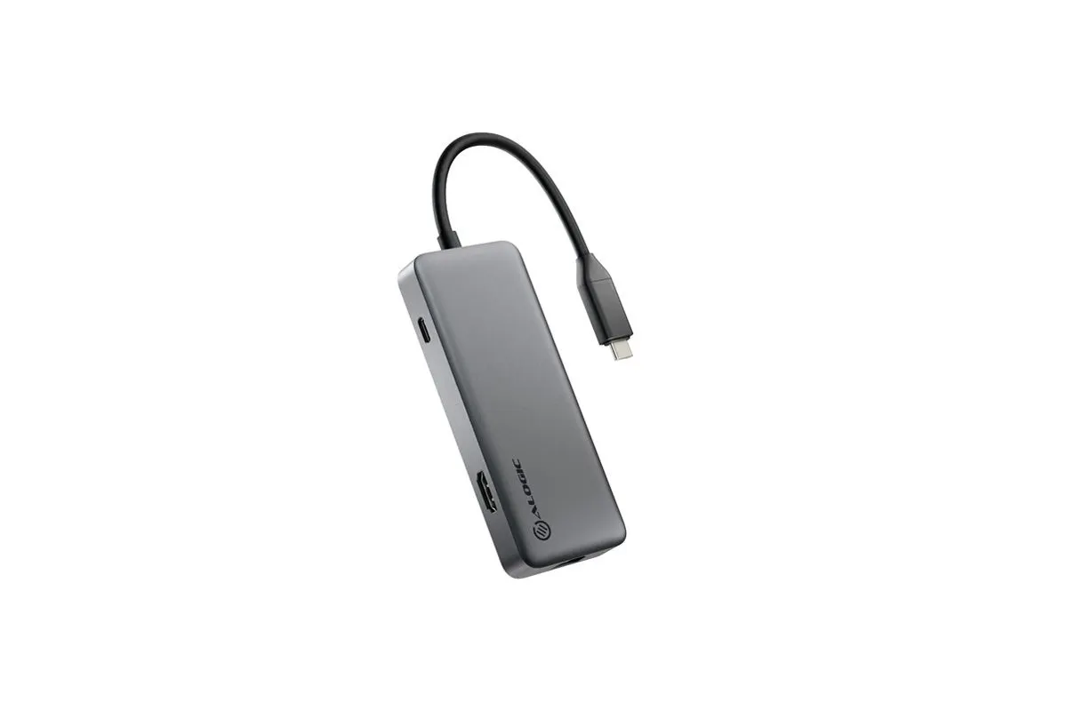 SPARK USB4 Hub 6-in-1 | HDMI 8K | 40 Gbit/s | LAN | PD 100 W | Space Grey