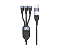 Kabel USB-C/-A3.0->C/MicroB/+   480Mbs 1.50m sw
