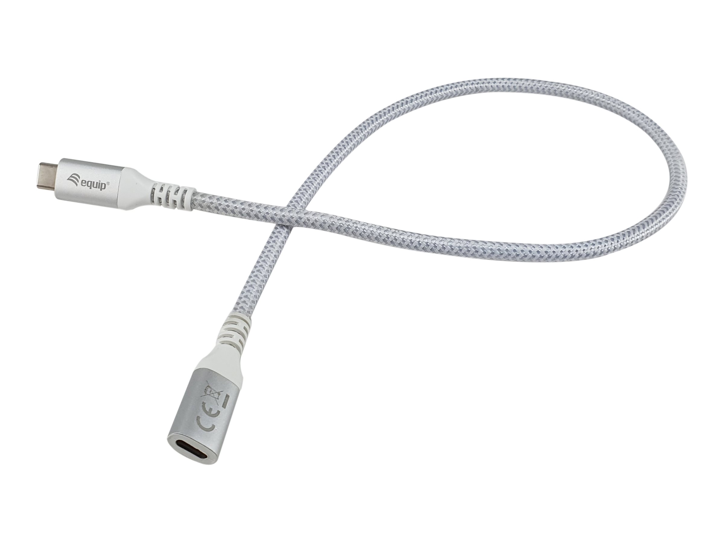 Equip Kabel USB-C 3.2 -> C Verl. St/Bu  0.50m 5A 4K/60Hz  ws