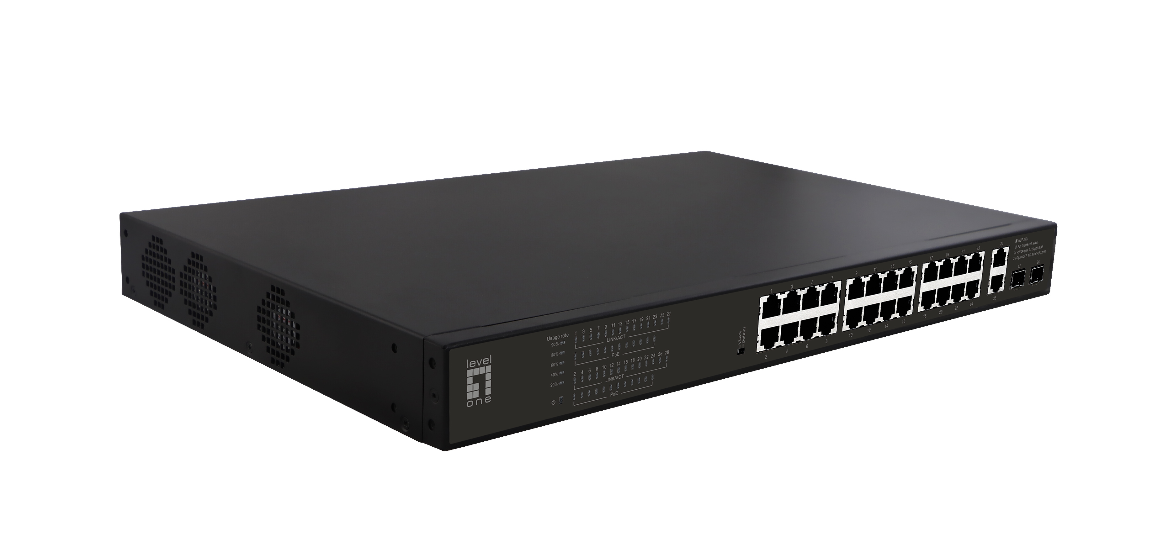 Switch 28x GE GEP-2821 390W 224PoE