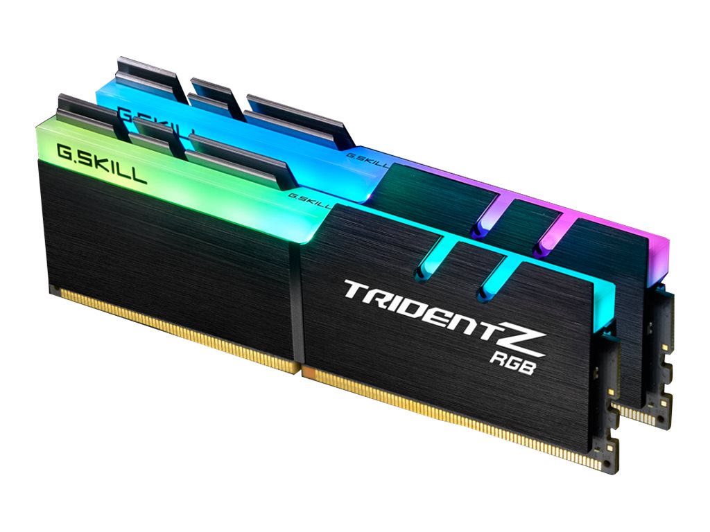 2x 8GB (16GB Kit) DDR4-4000 G.Skill Trident Z RGB schwarz CL18