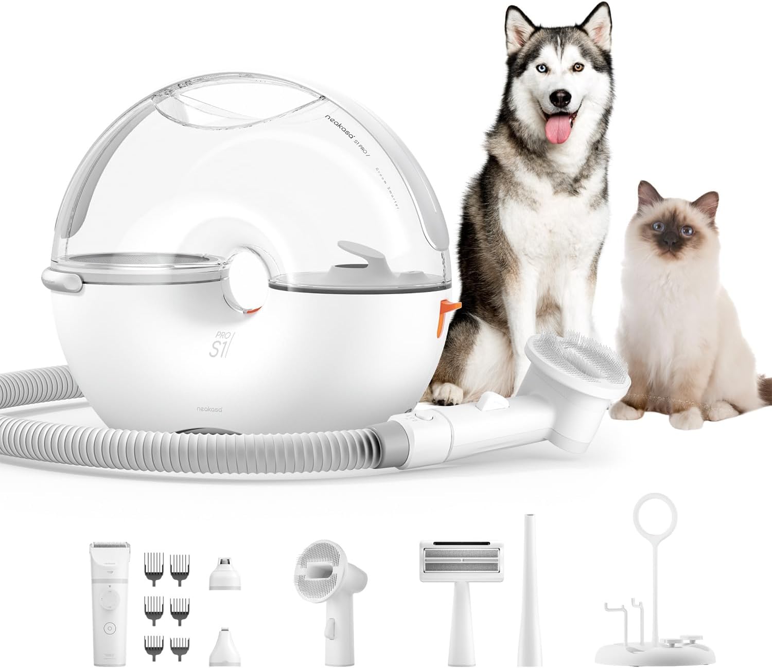 S1 Pro Haustierpflege-Set 7-in-1 mit Staubsauger