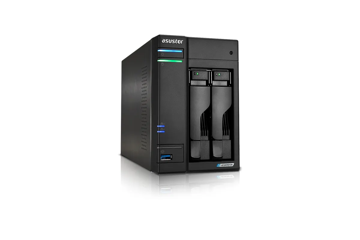 Lockerstor 2 Gen2 AS6702T, 4GB RAM, 2x RJ-45 2.5GBase-T, 2x USB-A 3.1