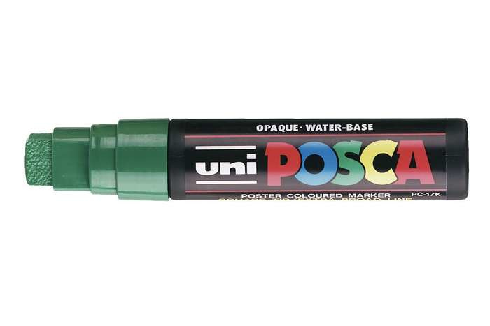 Marker UNI PC-17K dunkelgrün