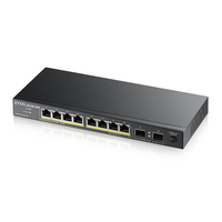 Switch 10x GE GS1100-10HP v2 PoE+ - Switch