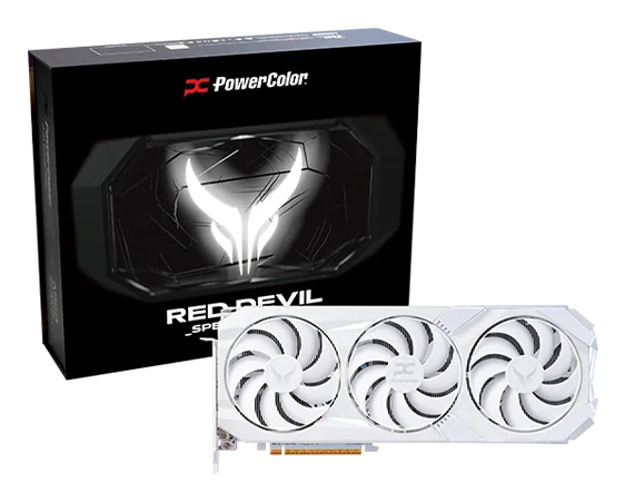 Radeon RX9070XT Red Devil Spectral White OC 16GB