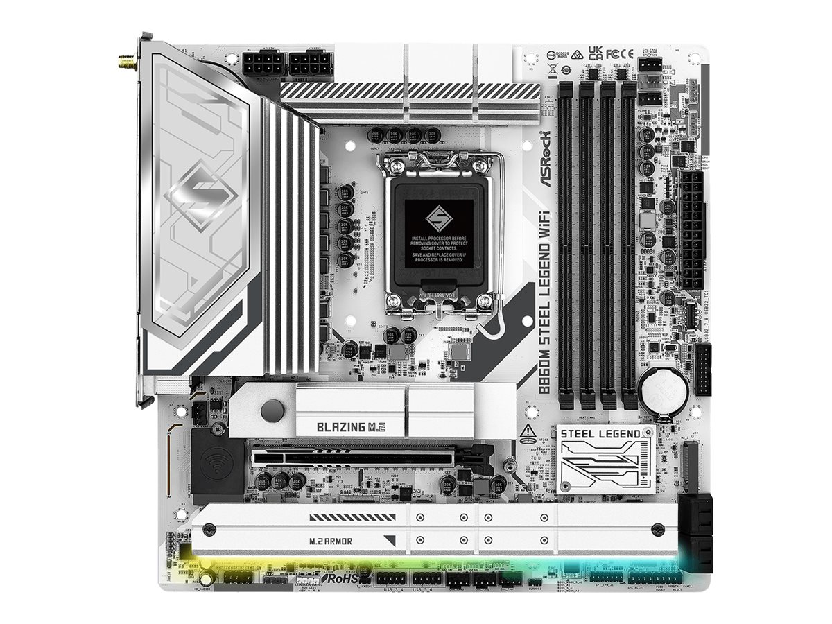 B860M Steel Legend WiFi  1851 mATX HDMI/DP       DDR5
