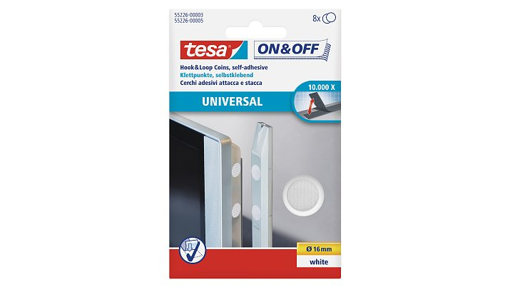 55226-03 - Weiß - Rund - 1,6 cm - 8 Stück(e)