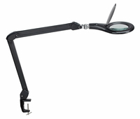 LED Lupenleuchte Makro mit Klemmfuß schwarz