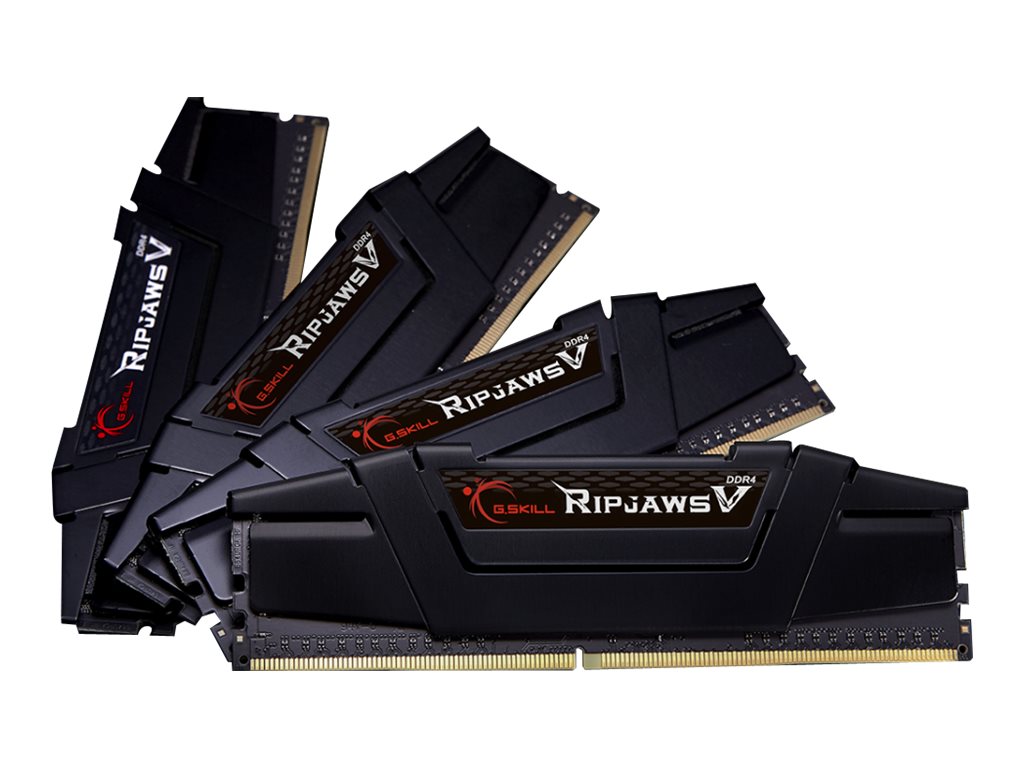 4x 16GB (64GB Kit) DDR4-3600 G.Skill RipJaws V schwarz CL18