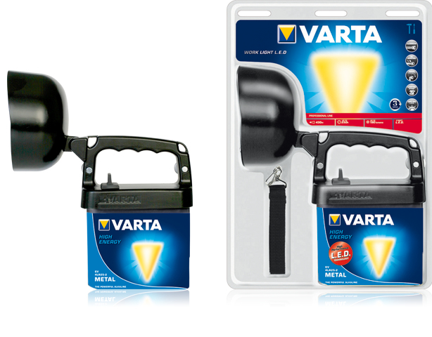 18660101421 - Hand-Blinklicht - Schwarz - Blau - LED - 4 W - 190 lm - 430 m