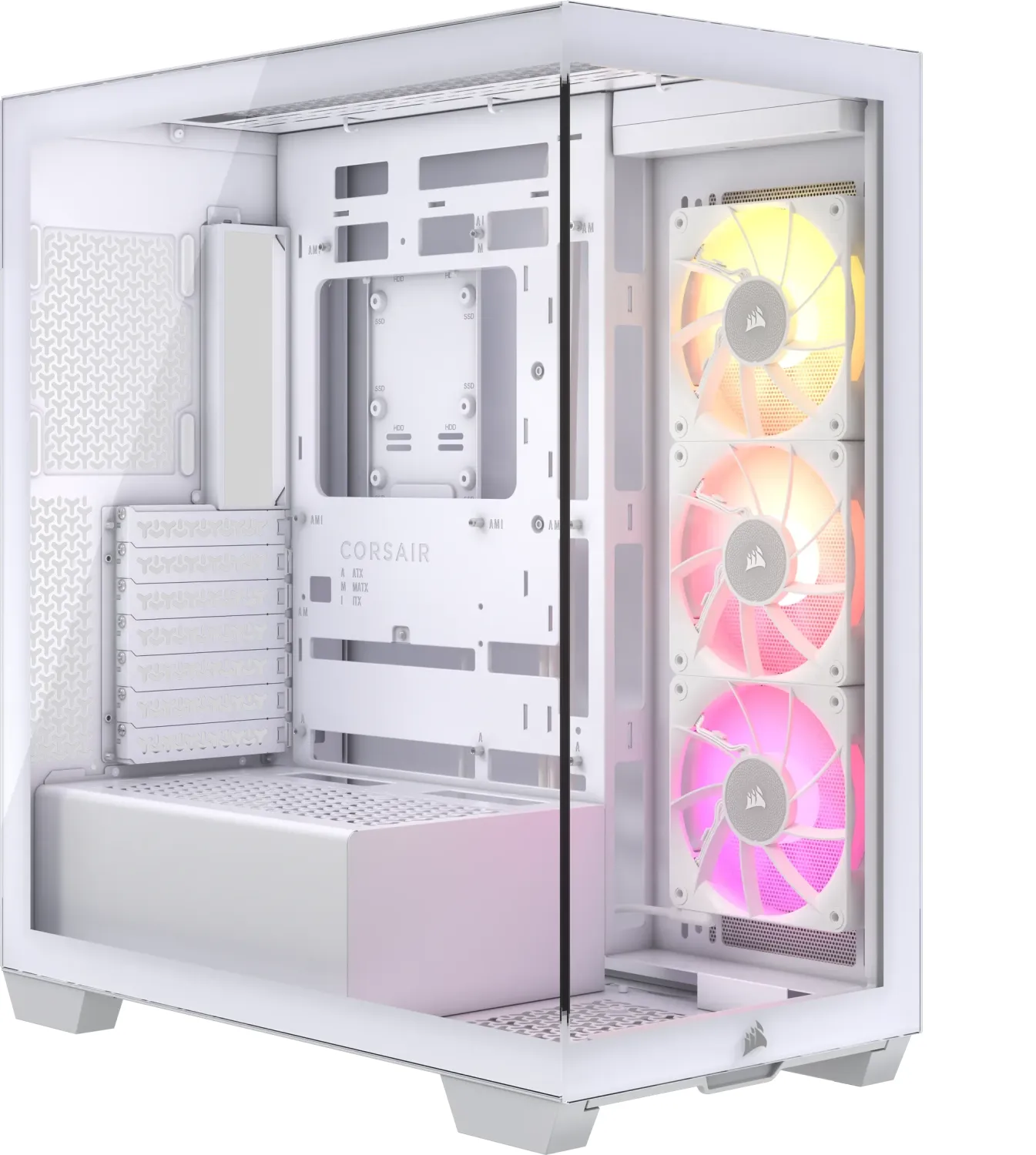 iCUE LINK 3500X RGB - Weiß - Glasfenster