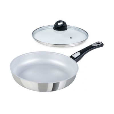 Cerafit Steel Pfannen Set 2-tlg, 28cm, Edelstahl Cerafit Steel Pfannen Set 2-tlg, 28cm, Edelstahl