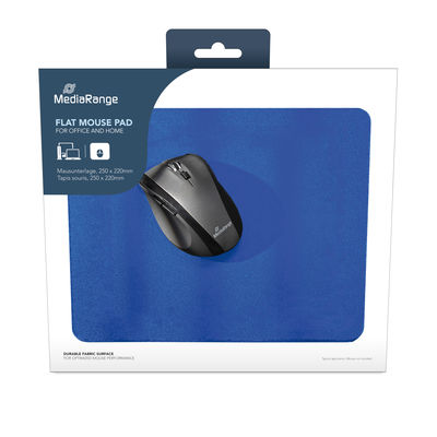 Mausunterlage flach – 250 × 220 mm – Blau