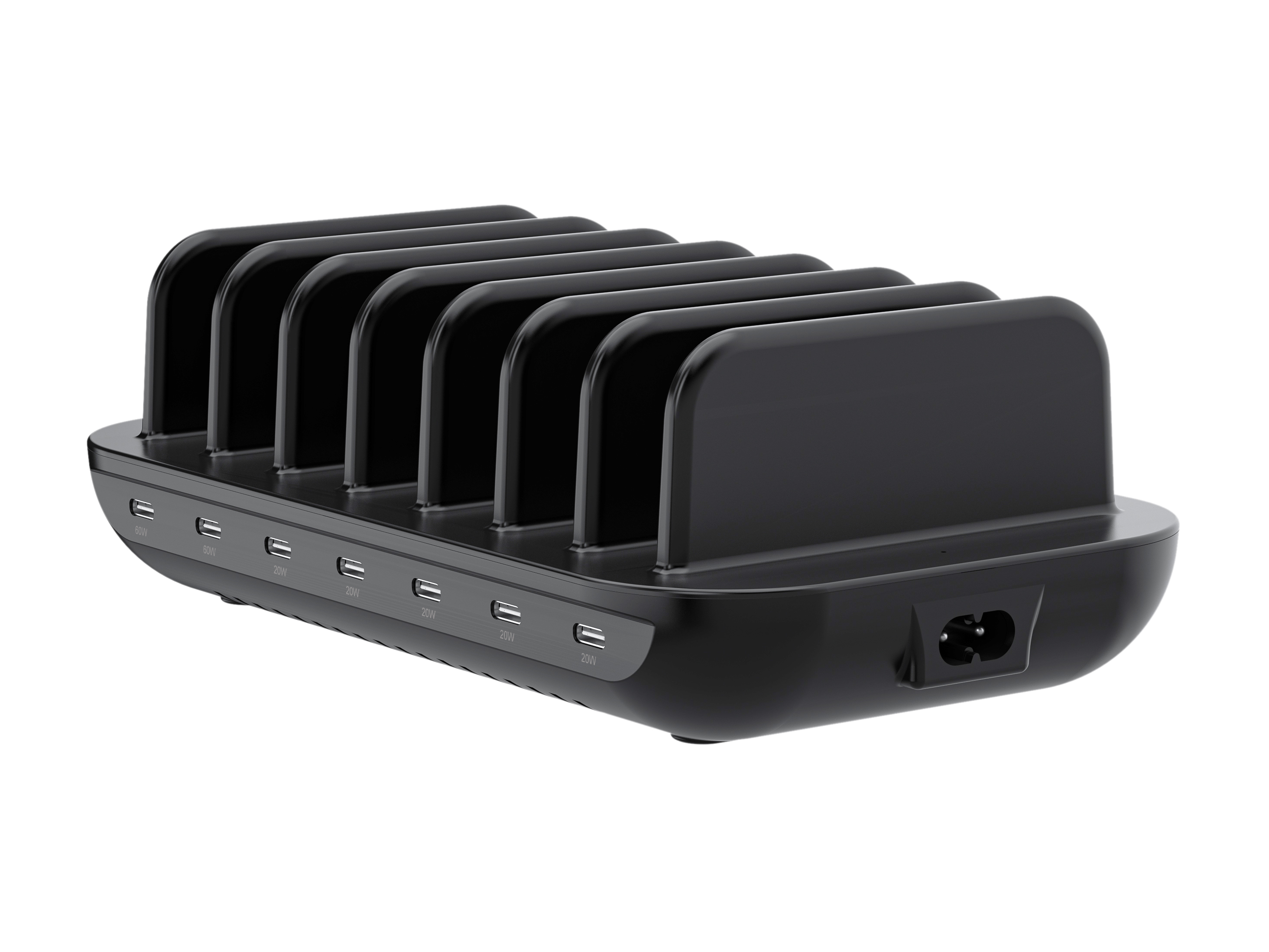 Ladegerät 7Port 7xUSB-C     Multi  160WPD3.0 sw