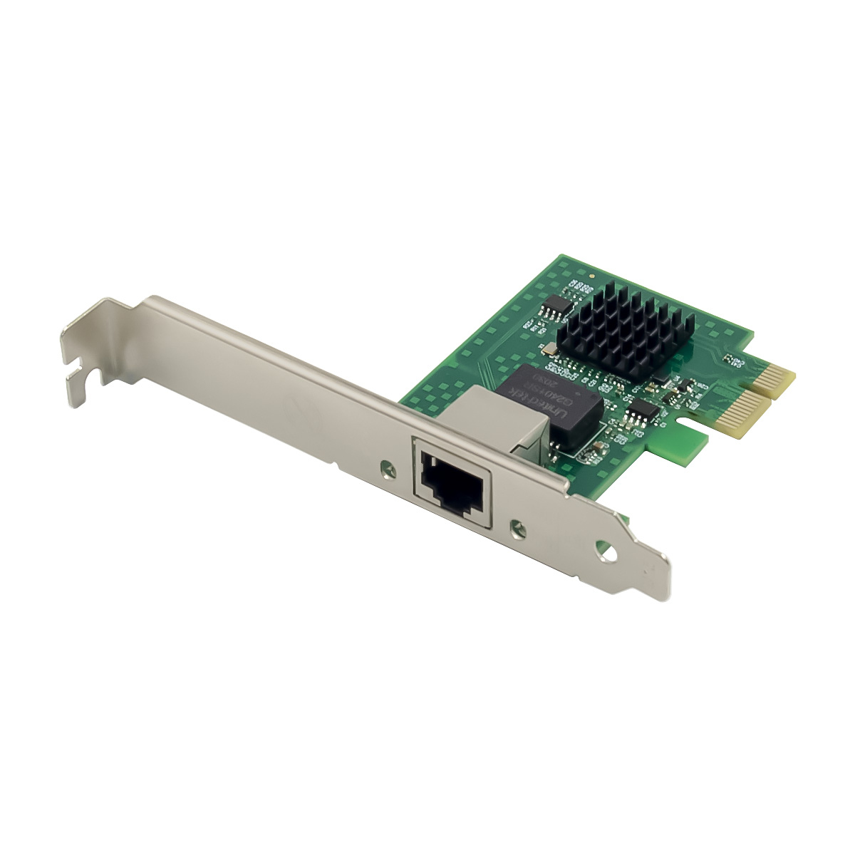 GNC-0113 | 2,5-Gigabit-PCIe-Netzwerkkarte | PCIe 3.1 x1 | 1× RJ45 | Wake-on-LAN | Jumbo Frames | Grün